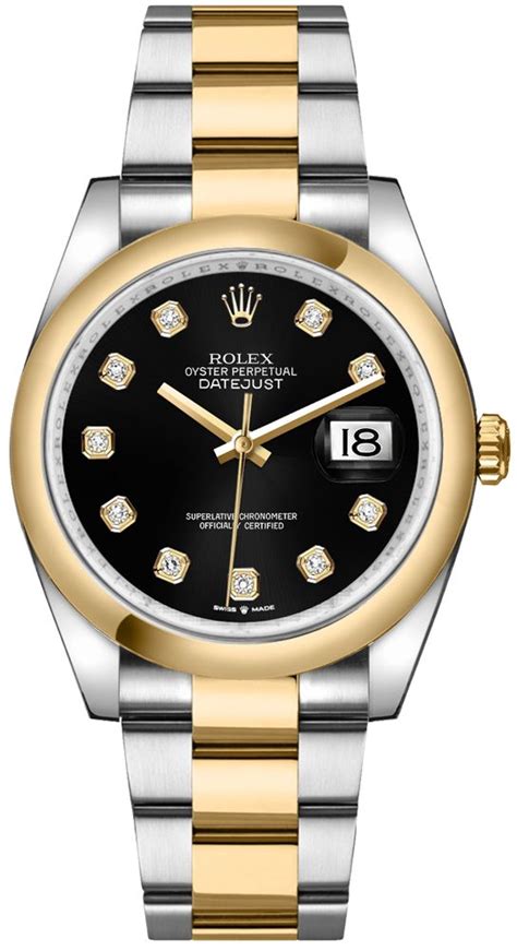 rolex uomo quadrante nero|rolex datejust 36.